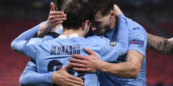 bob半岛体育-【欧冠】B席传射 热苏斯首发建功 曼城2比0客胜门兴