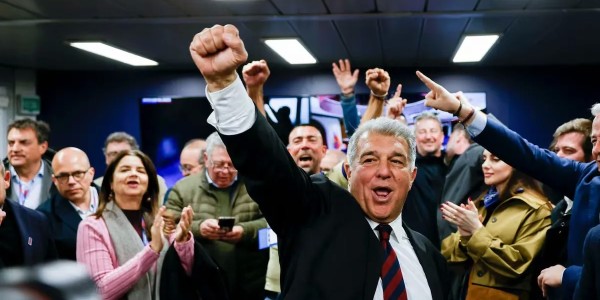 bob半岛体育-32934票，拉波尔塔是巴萨历史上得票第二多的主席